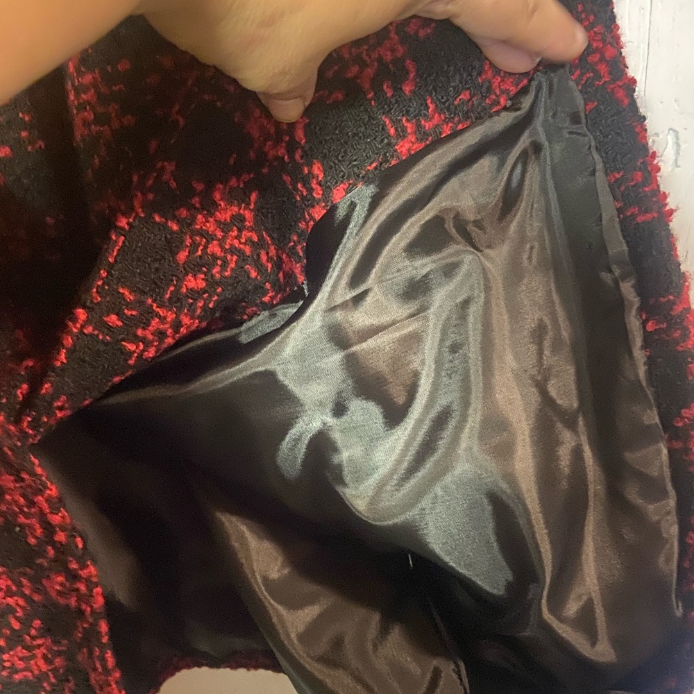 Koret Red Lined Button Down Wool Blend Jacket Lad… - image 5